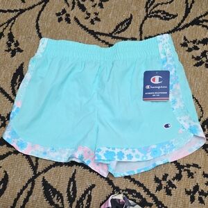 NWT Champion Girl's Light Blue Athletic Shorts